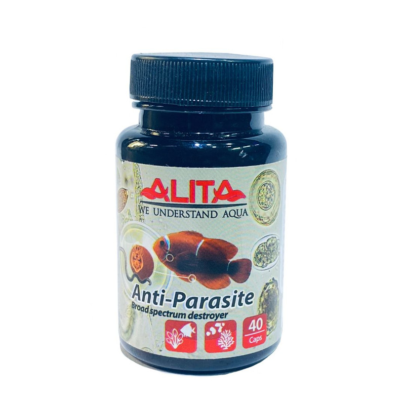 picture داروی ضدباکتری آبزیان آلیتا مدل Anti-Parasite بسته 40 عددی