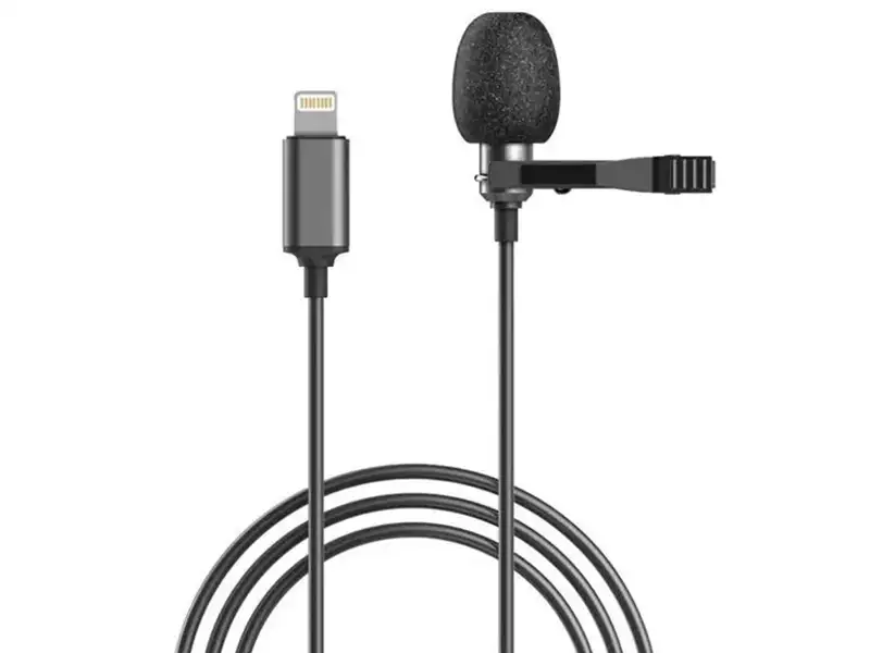 picture میکروفون یقه‌ای سیمی لایتنینگ مارورس Marvers MS-UC566 lightning collar microphone