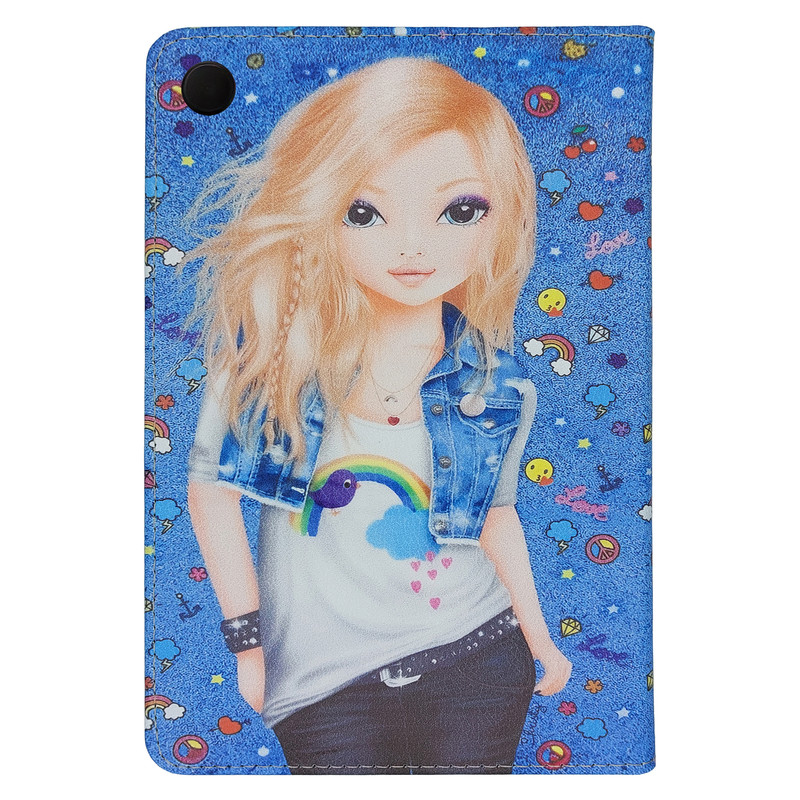picture کیف کلاسوری مدل دختر رمانتیک کد TB310 مناسب برای تبلت سامسونگ Galaxy Tab A8 10.5 / X200 / X205