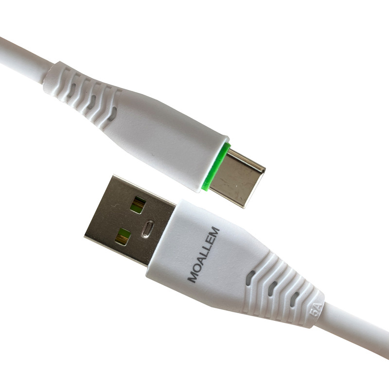 picture کابل تبدیل USB به USB-C معلم مدل Galaxy-A31 طول یک متر