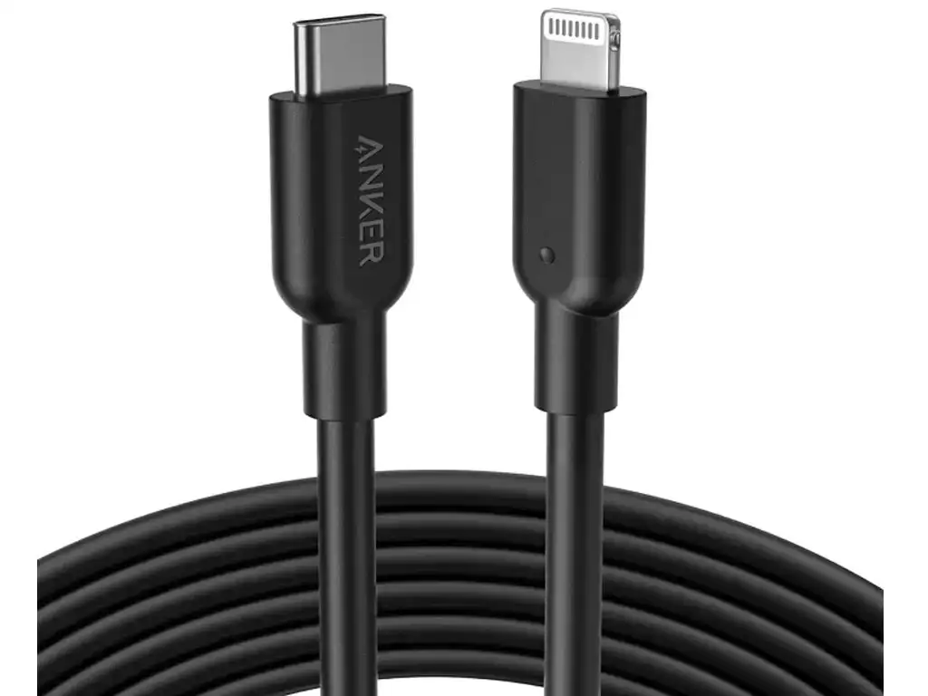 picture کابل شارژ سریع تایپ سی به لایتنینگ 90 سانتی‌متری 18 وات انکر Anker A8832H11 USB C to Lightning Cable