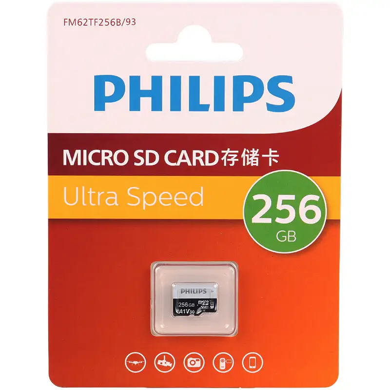 picture رم میکرو 256 گیگ فیلیپس Philips Ultra Speed U3 A1 V30
