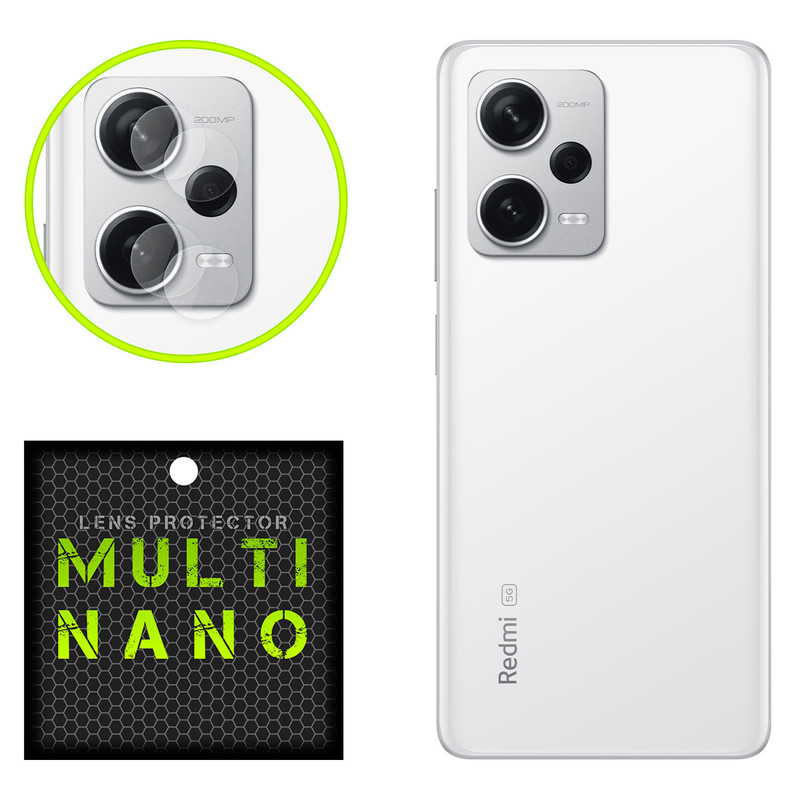 picture محافظ لنز دوربین مولتی نانو مدل X-L2N مناسب برای گوشی موبایل شیائومی Redmi Note 12 Pro Plus بسته دو عددی