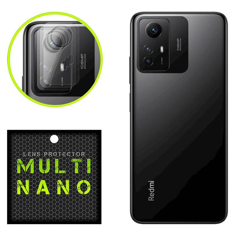 picture محافظ لنز دوربین مولتی نانو مدل X-L3N مناسب برای گوشی موبایل شیائومی Redmi Note 12S بسته سه عددی