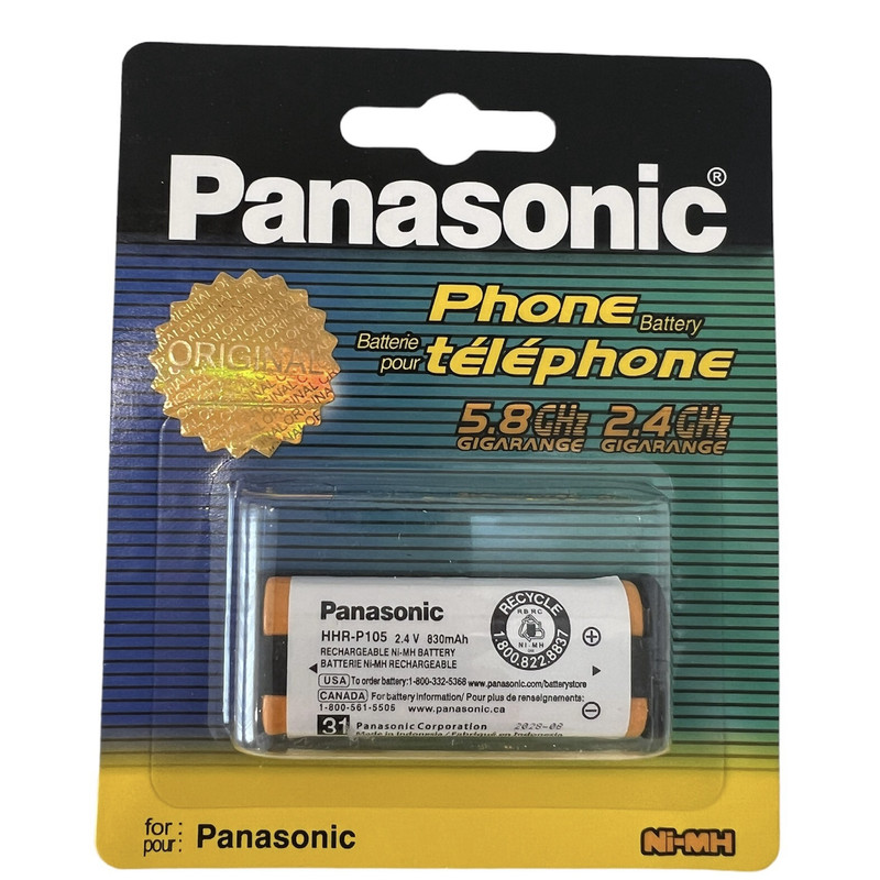 picture باتری تلفن بی سیم پاناسونیک مدل p105