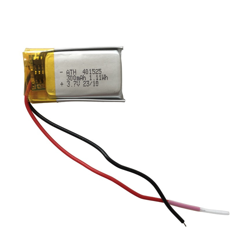 picture باتری لیتیومی مدل 401525 ظرفیت 300 میلی آمپر ساعت