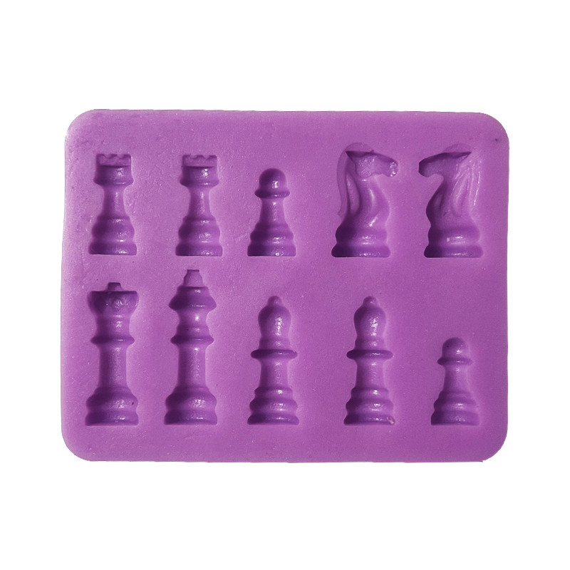 picture قالب مالد فوندانت مدل شطرنج