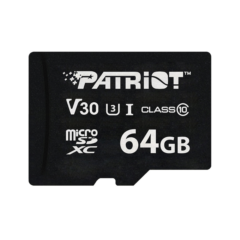 picture کارت حافظه‌ microSDXC پتریوت مدل VX کلاس 10 استاندارد UHS-I U3-4Kسرعت 90MBps ظرفیت 64 گیگابایت 