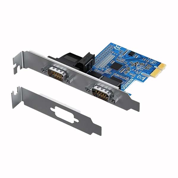 picture کارت PCI-E دو پورت RS232 یوگرین مدل CM336-80116