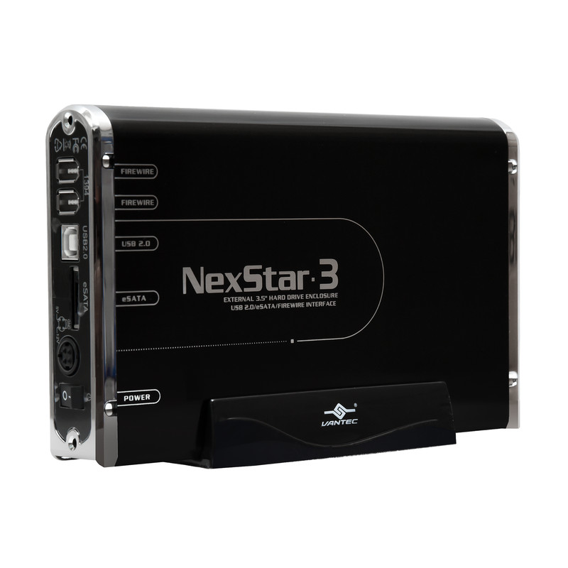 picture باکس اکسترنال تبدیل SATA به USB 2.0 و eSATA و FireWire هارددیسک 3.5 اینچ ون تک مدل NexStar.3 NST-360UFS