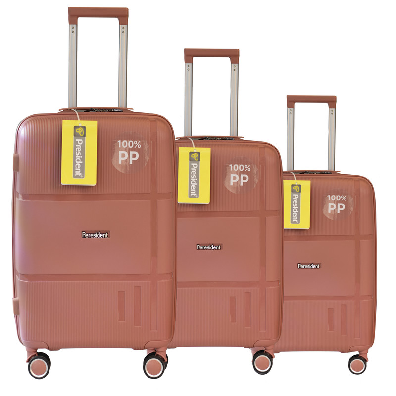 picture مجموعه سه عددی چمدان پرزیدنت مدل مونالیکا