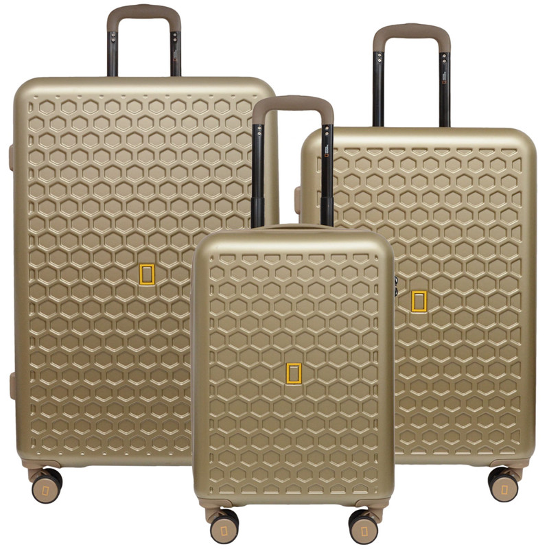 picture مجموعه سه عددی چمدان نشنال جئوگرافیک مدل SWIRL N218