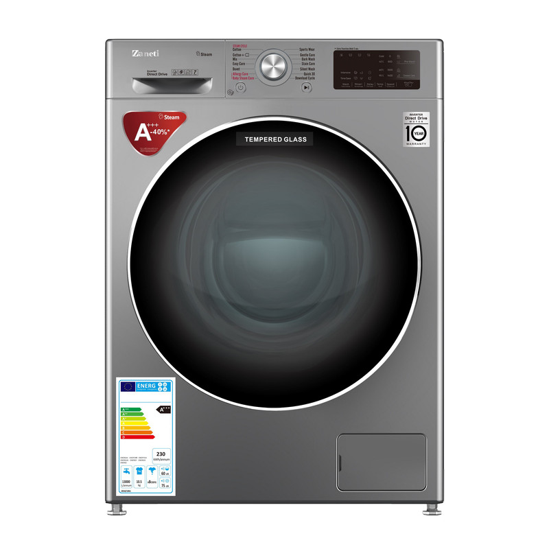 picture ماشین لباسشویی زانتی مدل  ZSWB-10.5SFD14CA ظرفیت 10.5 کیلوگرم