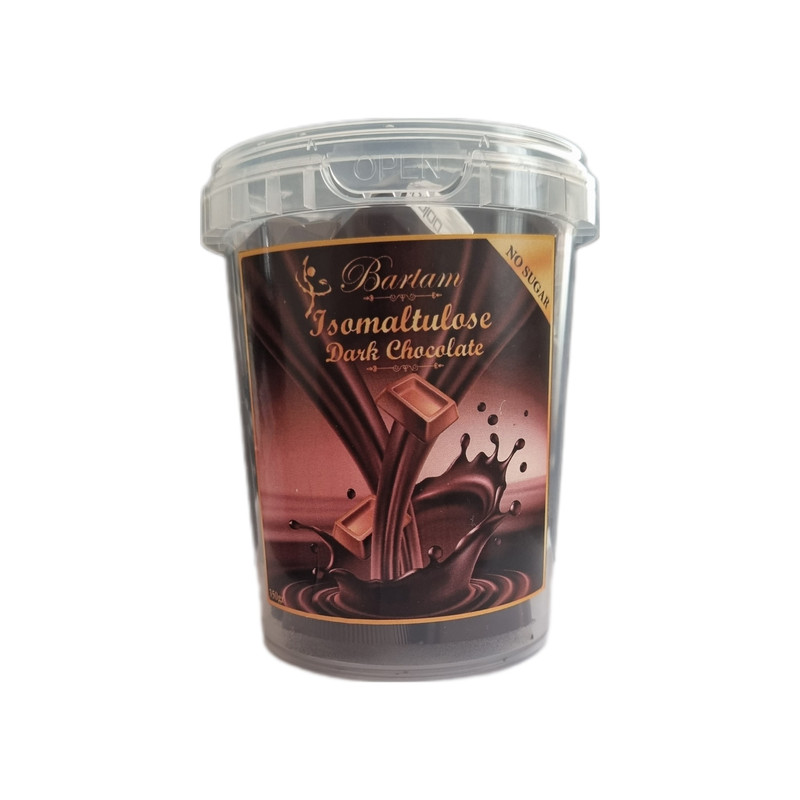 picture شکلات تلخ بدون قند و شیرین کننده مصنوعی بارتام - 350 گرم