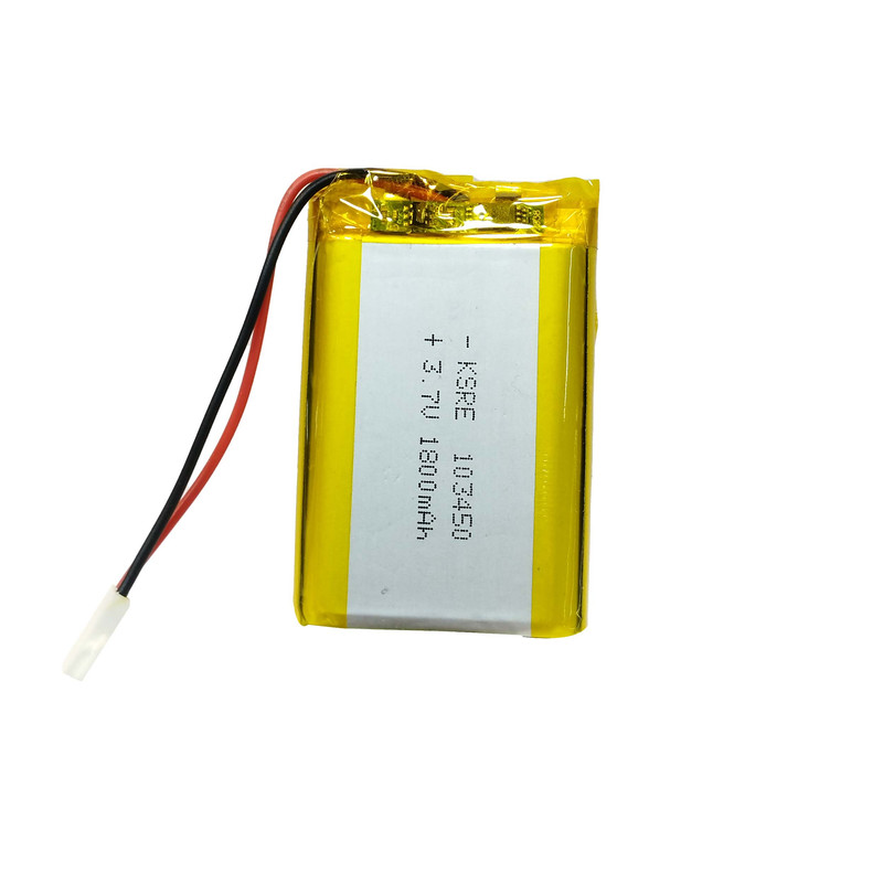 picture باتری لیتیومی مدل KSRE-103450 ظرفیت 1800 میلی آمپر ساعت