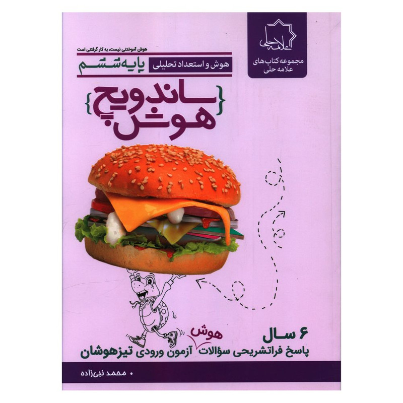 picture کتاب ساندویچ هوش پايه ششم اثر محمد نبی زاده انتشارات علامه حلی