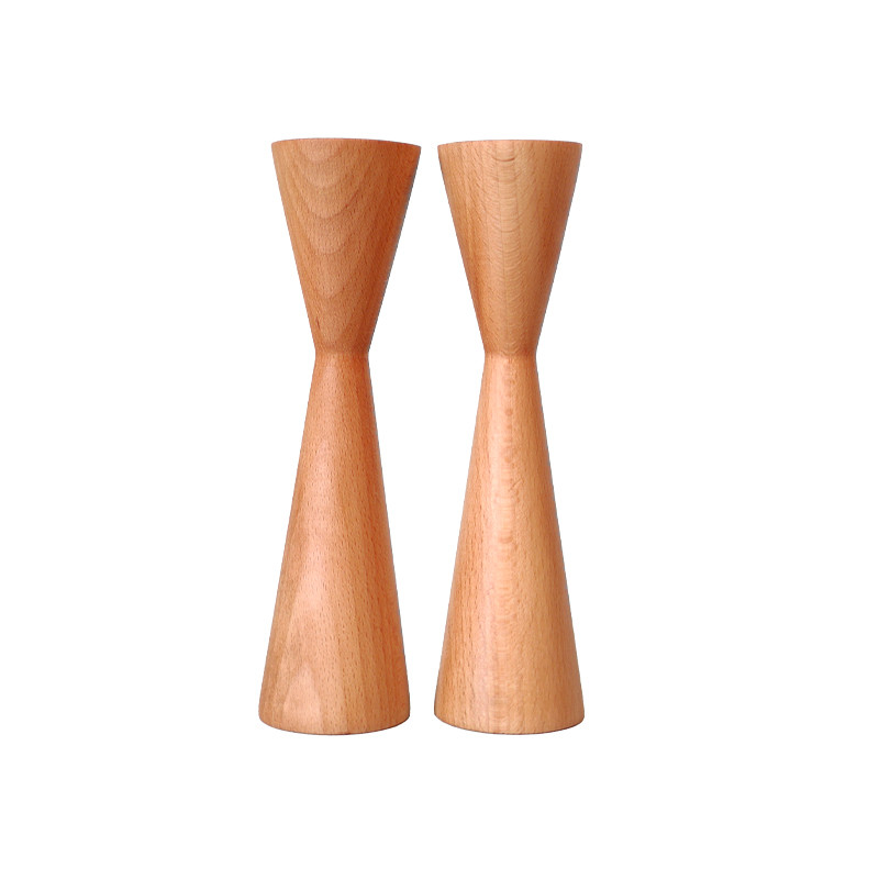 picture جاشمعی چوبی مدل رها مجموعه دو عددی