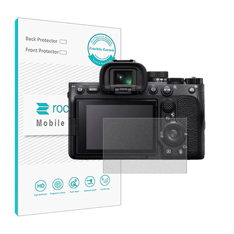 picture محافظ صفحه نمایش دوربین مات راک اسپیس مدل HyMTT مناسب برای دوربین عکاسی سونی Alpha 7IV