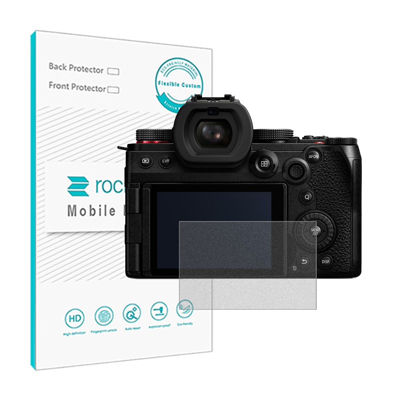 picture محافظ صفحه نمایش دوربین مات راک اسپیس مدل HyMTT مناسب برای دوربین عکاسی پاناسونیک Lumix S5II