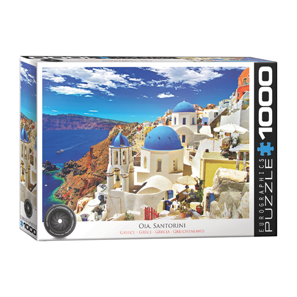 picture پازل 1000 تکه یوروگرافیکس پازلز مدل 6000-0944 Oia Santorini Greece