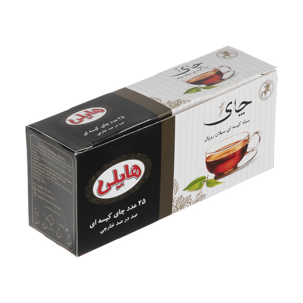 picture چای سیاه کیسه ای هایلی - 2 گرم بسته 25 عددی 