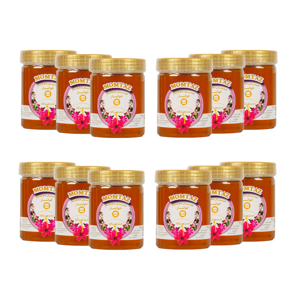 picture عسل چهل گیاه نمونه خوانسار - 500 گرم بسته 12 عددی