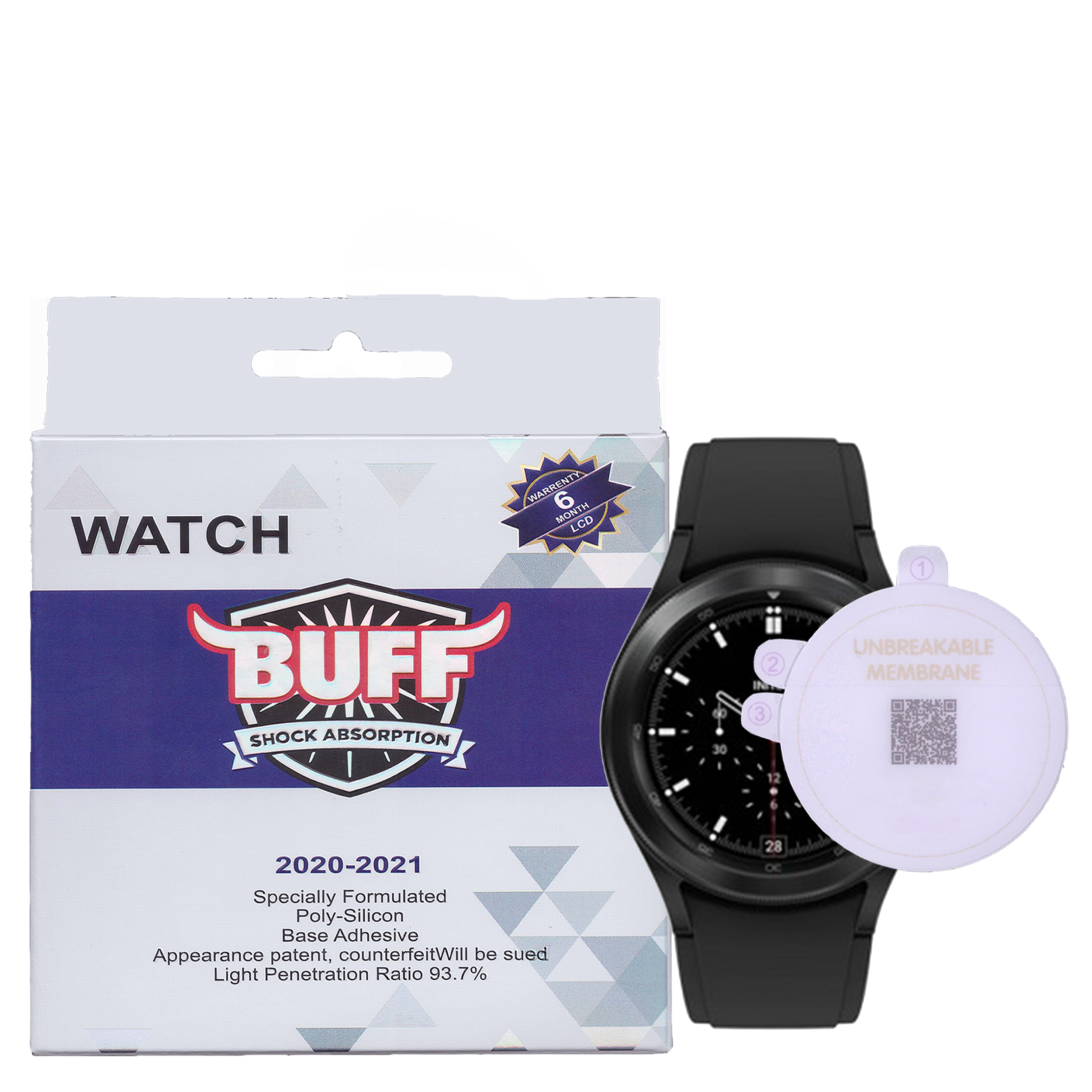 picture محافظ صفحه نمایش بوف مدل Hg01 مناسب برای ساعت هوشمند سامسونگ Galaxy Watch 4 44mm