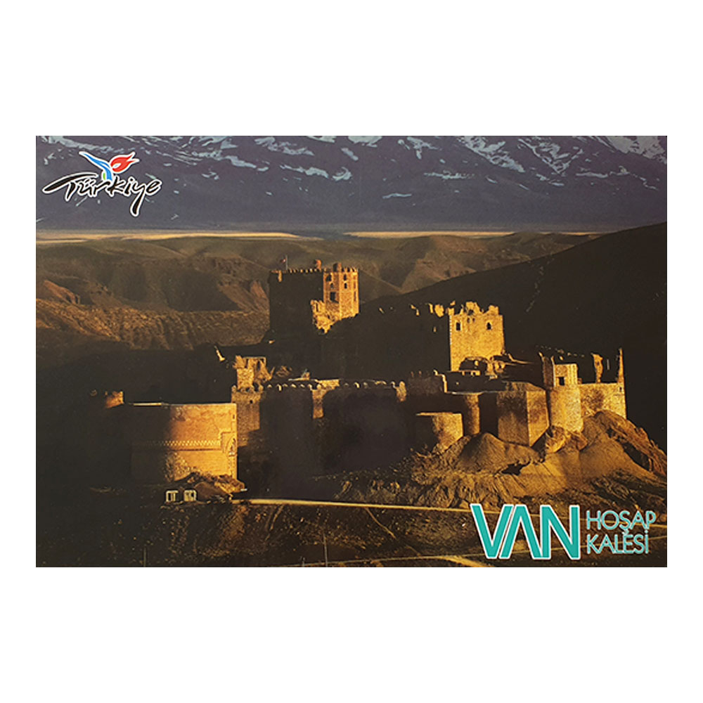 picture کارت پستال طرح شهر وان ترکیه مدل قلعه هوشاپ کد rwete4