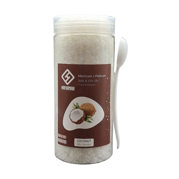 picture نمک حمام هامانا مدل Coconut وزن 950 گرم