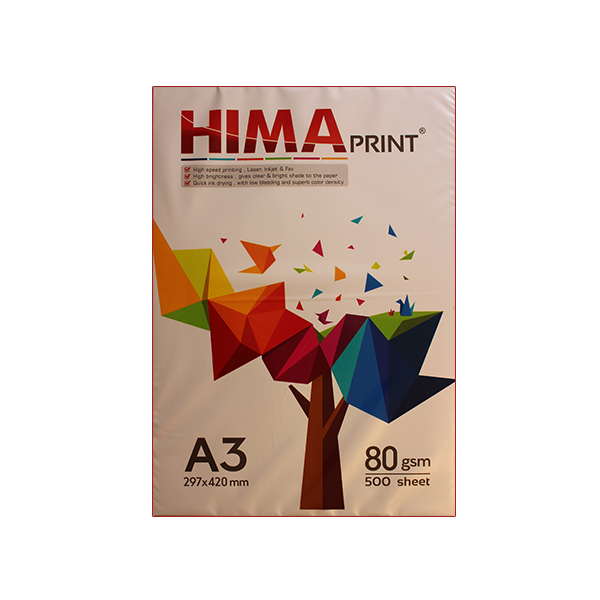 کاغذ A3 هیما مدل NHA3500 بسته 500 عددی 4094022
