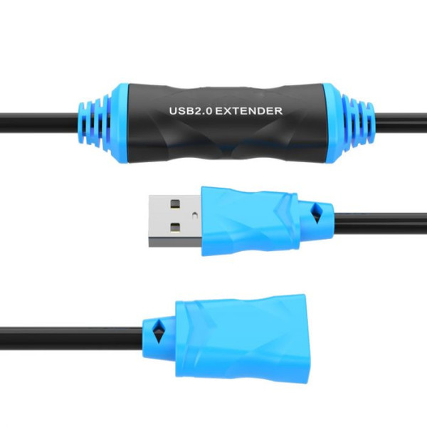 picture کابل افزایش طول USB 2.0 کی نت مدل BL طول 20 متر