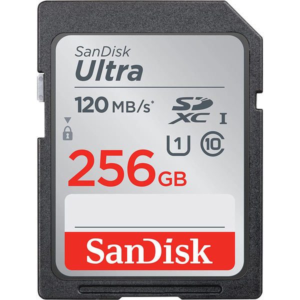 picture کارت حافظه SDXC سن دیسک مدل Ultra کلاس 10 استاندارد UHS-I U1 سرعت 150MB/s ظرفیت 256 گیگابایت