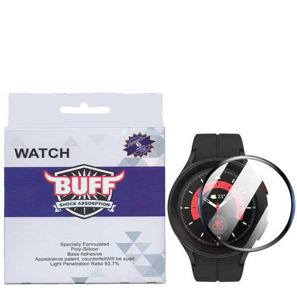 picture محافظ صفحه نمایش بوف مدل FullGlue-Flexible-G مناسب برای ساعت هوشمند سامسونگ Galaxy Watch 5 Pro 45mm 