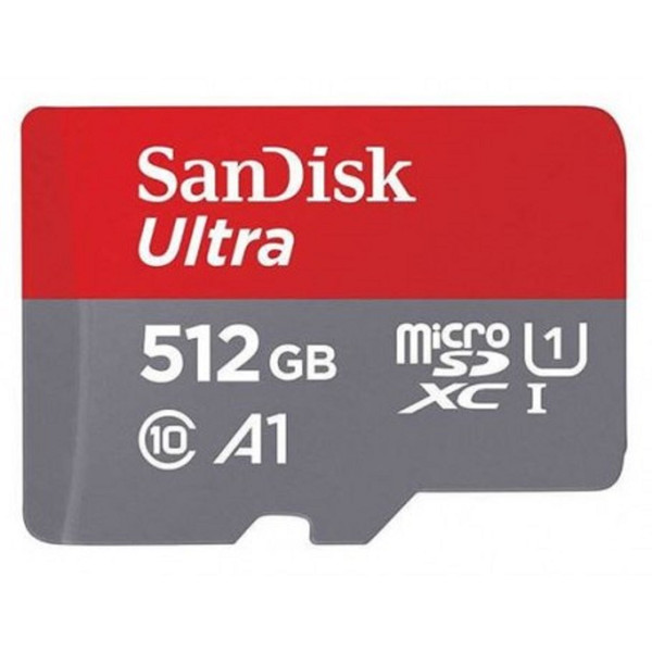 picture کارت حافظه microSDXC سن دیسک مدل Ultra A1 کلاس 10 استاندارد UHS-I سرعت 150MBps ظرفیت 512 گیگابایت