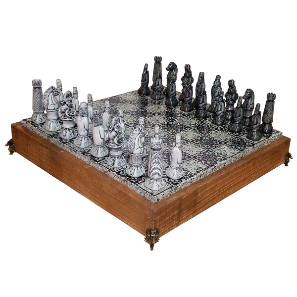 picture شطرنج مدل سنگی لوکس