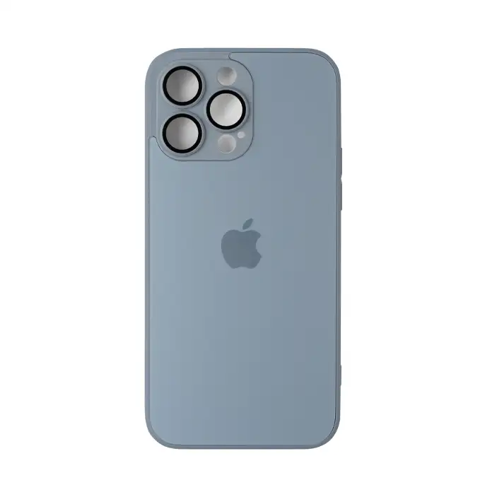 picture قاب گوشی اپل مدل ای جی گلس silicone case مناسب iPhone 14 pro max