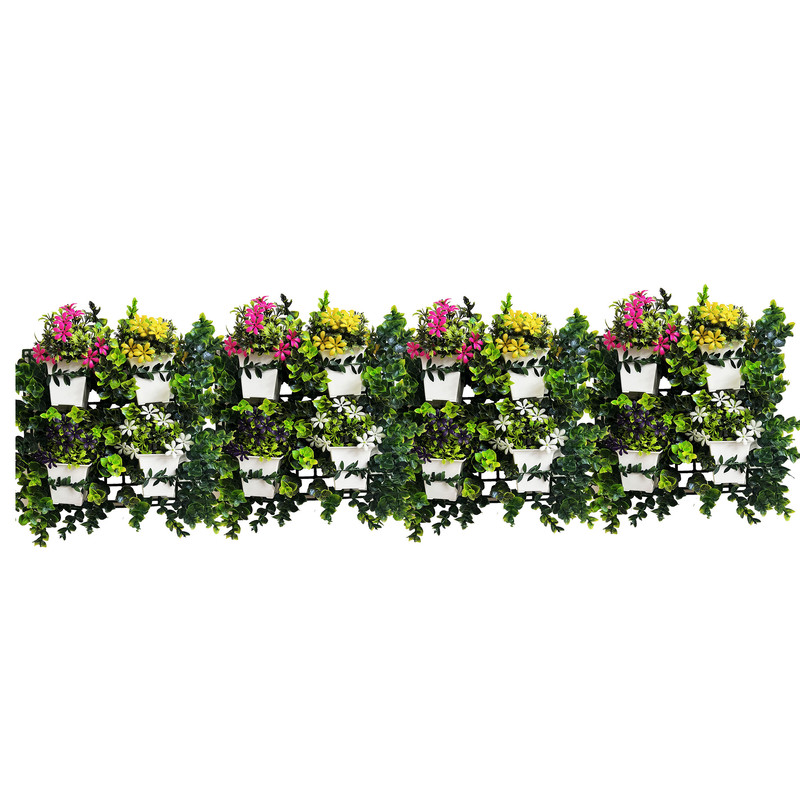 picture دیوارپوش مدل چهار گلدان مجموعه 4 عددی