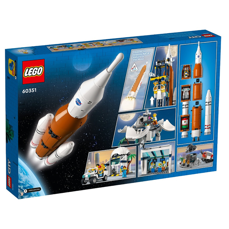 picture لگو مدل سیتی Rocket Launch Centre کد 60351