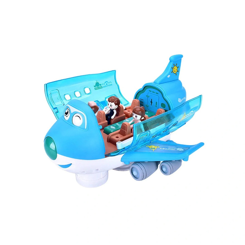 picture هواپیما بازی مدل سرنشین دار طرح عروسکی