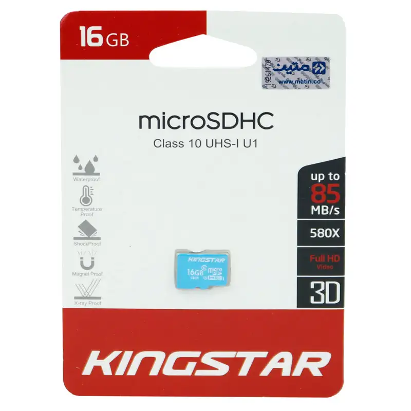 picture رم میکرو ۱۶ گیگ کینگ استار KingStar U1 C10 85MB/s