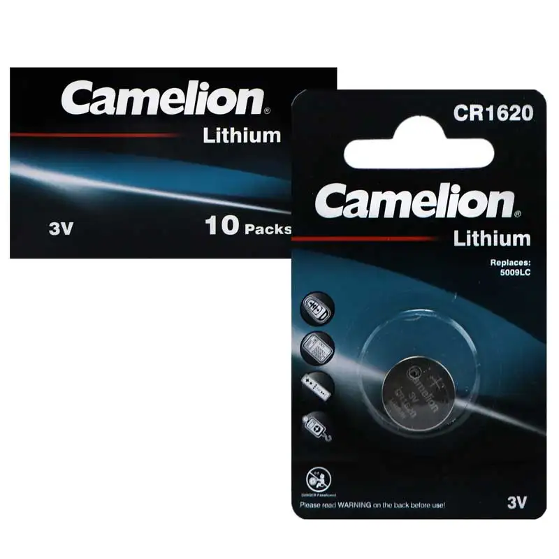 picture باتری سکه ای Camelion Lithium CR1620 بسته ۱۰ عددی