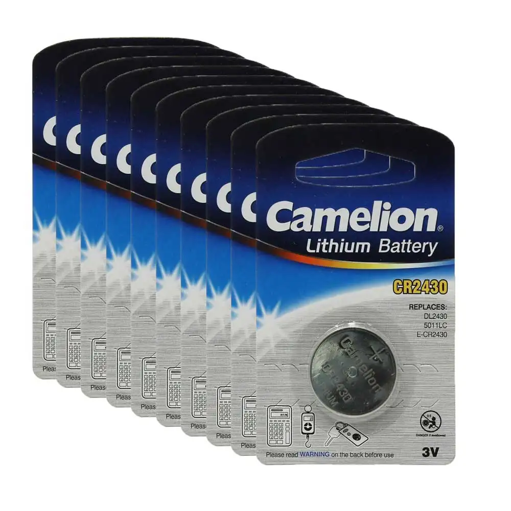 picture باتری سکه ای Camelion Lithium CR2430 بسته ۱۰ عددی