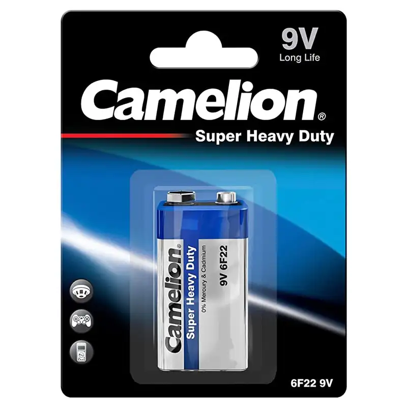 picture باتری کتابی Camelion Super Heavy Duty 9V