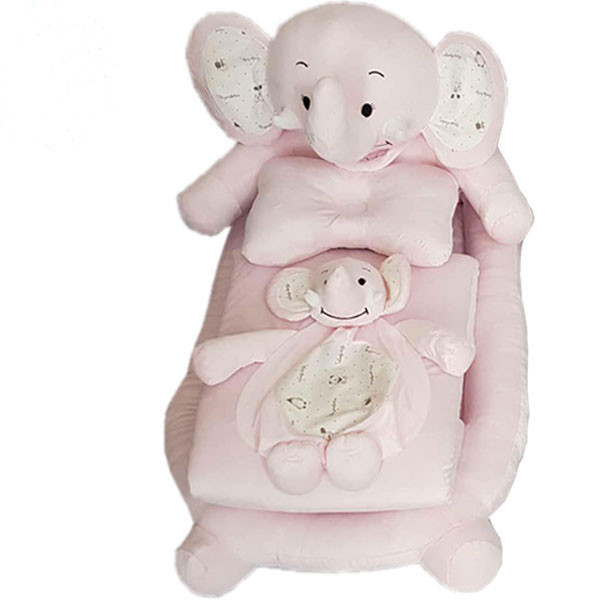 picture سرویس خواب3 تکه کودک مدل لبه دار عروسکی طرح فیل