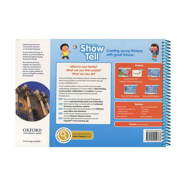 picture  کتاب Show and Tell 2nd اثر جمعی از نویسندگان انتشارات Oxford سه جلدی