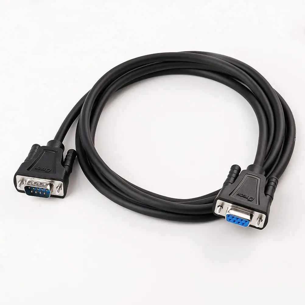 picture کابل  سریال RS232 دیتک مدل DT-9005B DTECH 1.5ft COM Port Serial Cable Male to Female RS232 Extension