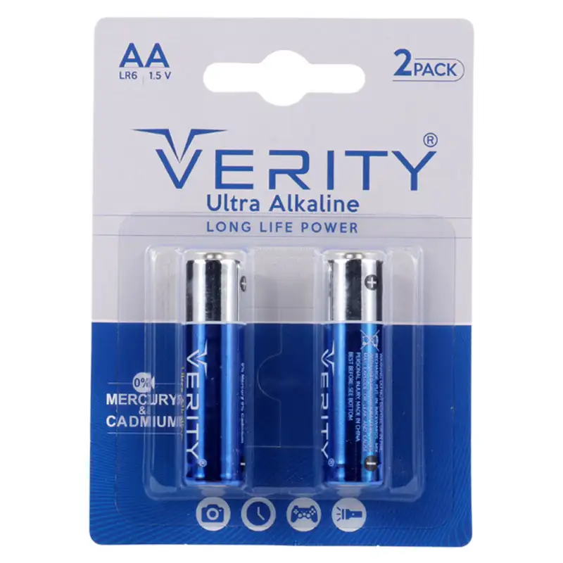 picture باتری دوتایی قلمی Verity Ultra Alkaline LR6 1.5V AA