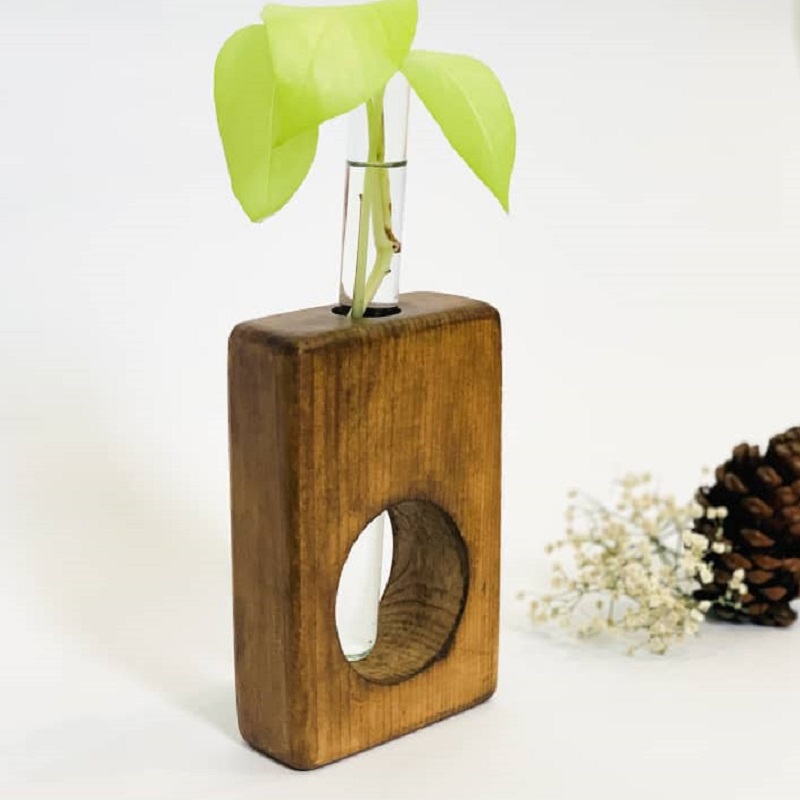picture گلدان چوبی مدل بارلی