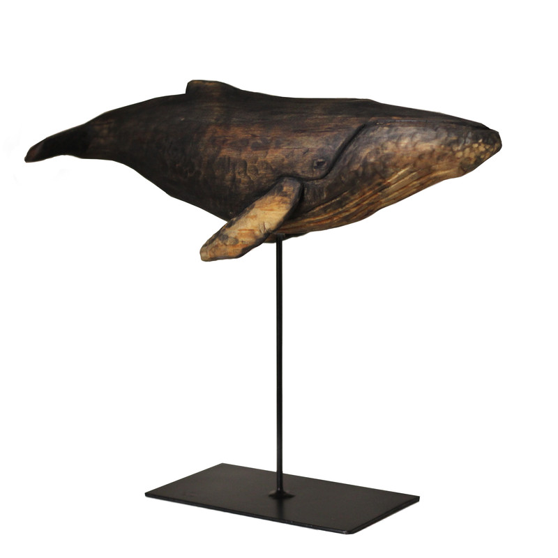 picture مجسمه چوبی مدل نهنگ