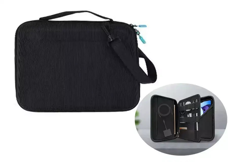 picture کیف ضربه گیر آیپد 12.9 اینچ و کیف لوازم جانبی کوتتسی Coteetci iPad 12.9 Anti falling storage handbag 61032-BK